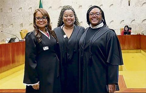 Advogadas Priscila dos Santos, Silvia de Souza e Agatha Miranda apresentaram defesa (Foto: Reprodução/Instagram) 