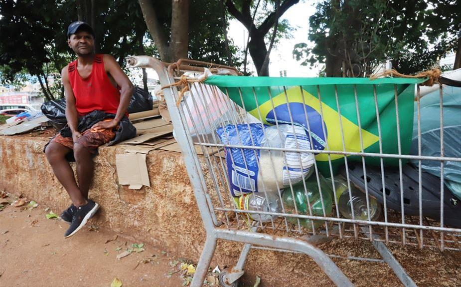 Sérgio Aparecido Silva, morador em situação de rua, contou que levaram todos seus pertences (FOTO: Claudinei Plaza/DGABC)