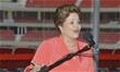 Dilma critica pessimistas e <br>exalta Estádio de Brasília