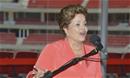 Dilma critica pessimistas e  exalta Estádio de Brasília