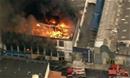 Incêndio atinge galpão na Mooca, Zona Leste