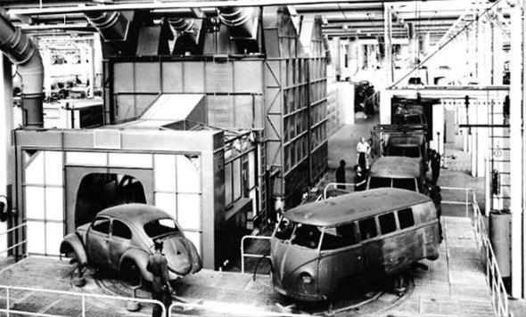 Nas linhas de produção da fábrica de São Bernardo foram feitos veículos icônicos como o Fusca (Foto: Divulgação/Volkswagen) 