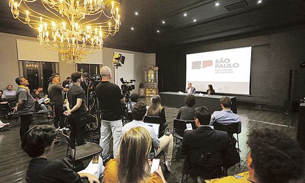Tarcísio apresentou o projeto à imprensa no dia em que enviou texto para Assembleia (FOTO: Diculgação) Diário do Grande ABC - Notícias e informações do Grande ABC: Santo André, São Bernardo, São Caetano, Diadema, Mauá, Ribeirão Pires e Rio Grande da Serra