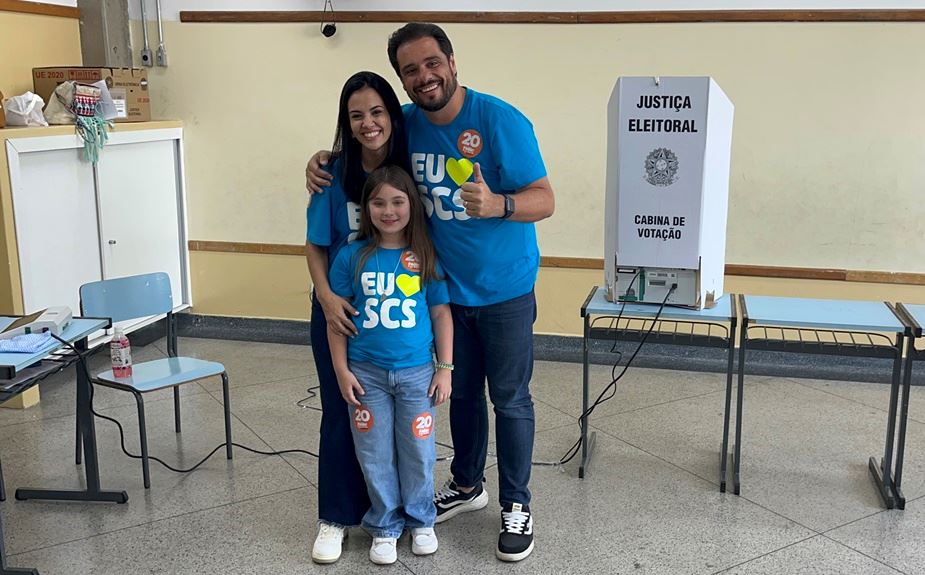 Fabio votou com a famílai hoje pela manhã (FOTO: Renan Soares) Diário do Grande ABC - Notícias e informações do Grande ABC: Santo André, São Bernardo, São Caetano, Diadema, Mauá, Ribeirão Pires e Rio Grande da Serra