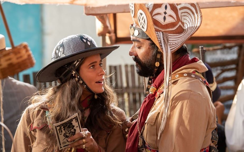 Rosa (Isadora Cruz) e Josue´ (Thoma´s Aquino) de ''Guerreiros do Sol'' (FOTO: Globo - Estevam Avellar) Diário do Grande ABC - Notícias e informações do Grande ABC: Santo André, São Bernardo, São Caetano, Diadema, Mauá, Ribeirão Pires e Rio Grande da Serra