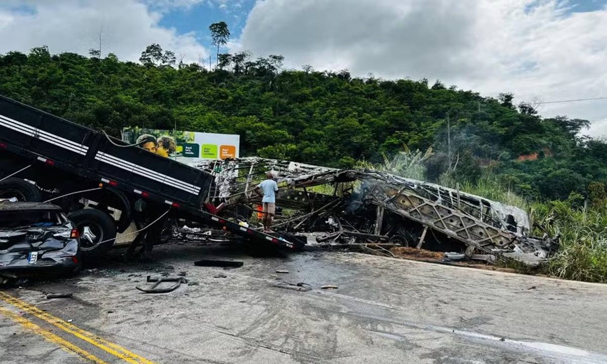 FOTO: Divulgação/Corpo de Bombeiros MG Diário do Grande ABC - Notícias e informações do Grande ABC: Santo André, São Bernardo, São Caetano, Diadema, Mauá, Ribeirão Pires e Rio Grande da Serra