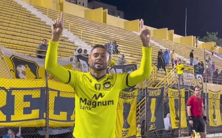 Kayke marcou um dos gols (FOTO: Reprodução) Diário do Grande ABC - Notícias e informações do Grande ABC: Santo André, São Bernardo, São Caetano, Diadema, Mauá, Ribeirão Pires e Rio Grande da Serra