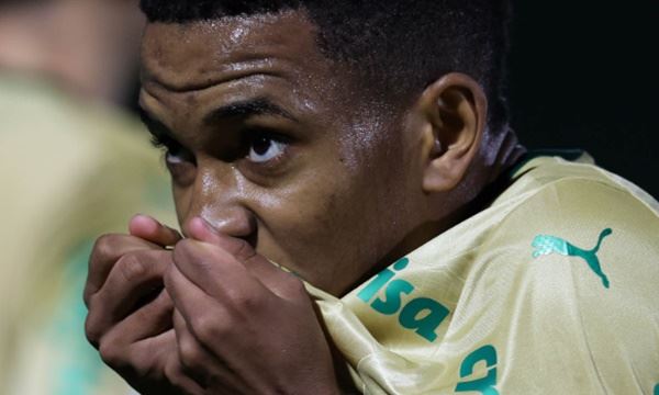 Estevão após gol do Palmeiras (FOTO: Reprodução/Redes Sociais) Diário do Grande ABC - Notícias e informações do Grande ABC: Santo André, São Bernardo, São Caetano, Diadema, Mauá, Ribeirão Pires e Rio Grande da Serra
