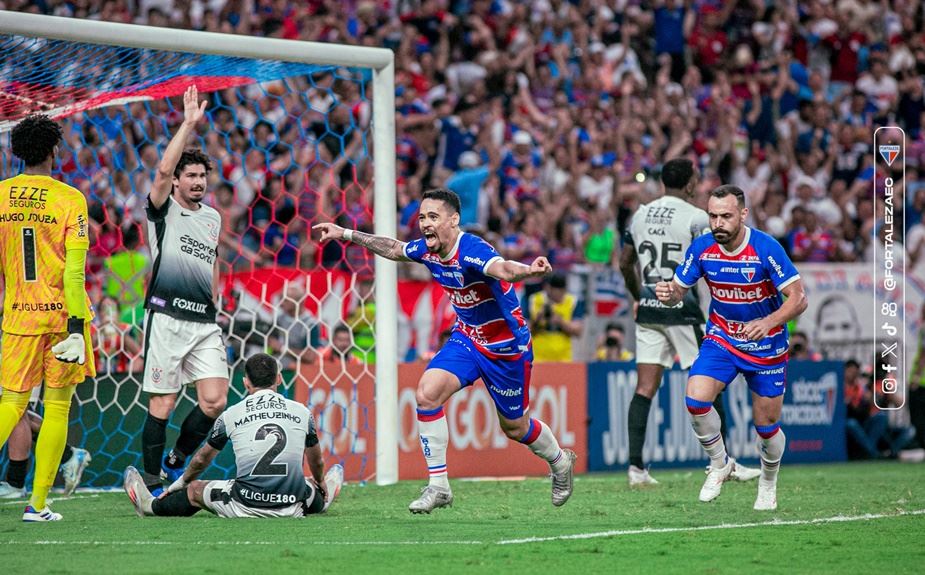 Pikachu fez o gol da vitória (FOTO: Mateus Lotif/Fortaleza) Diário do Grande ABC - Notícias e informações do Grande ABC: Santo André, São Bernardo, São Caetano, Diadema, Mauá, Ribeirão Pires e Rio Grande da Serra