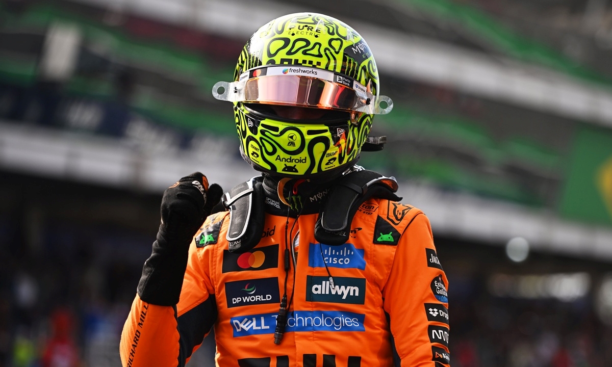 Lando Norris (FOTO: Reprodução/X/Formula 1) Diário do Grande ABC - Notícias e informações do Grande ABC: Santo André, São Bernardo, São Caetano, Diadema, Mauá, Ribeirão Pires e Rio Grande da Serra