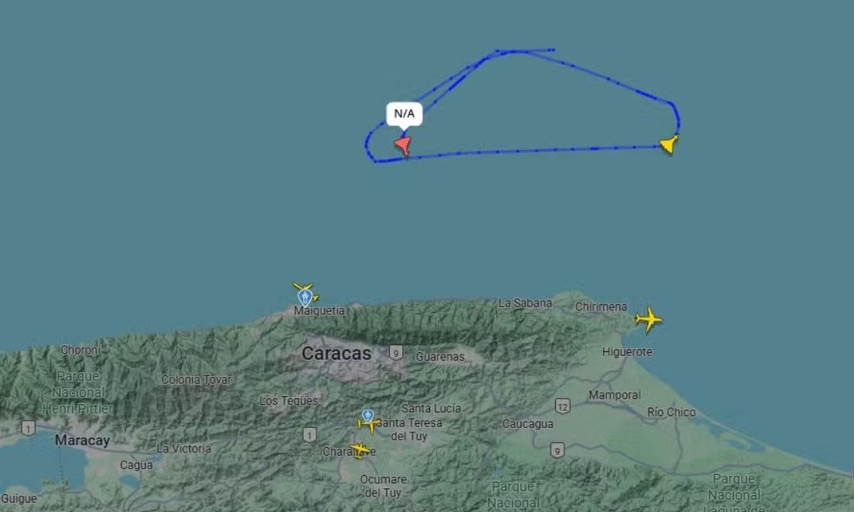 FOTO: Reprodução/Flightradar24 Diário do Grande ABC - Notícias e informações do Grande ABC: Santo André, São Bernardo, São Caetano, Diadema, Mauá, Ribeirão Pires e Rio Grande da Serra