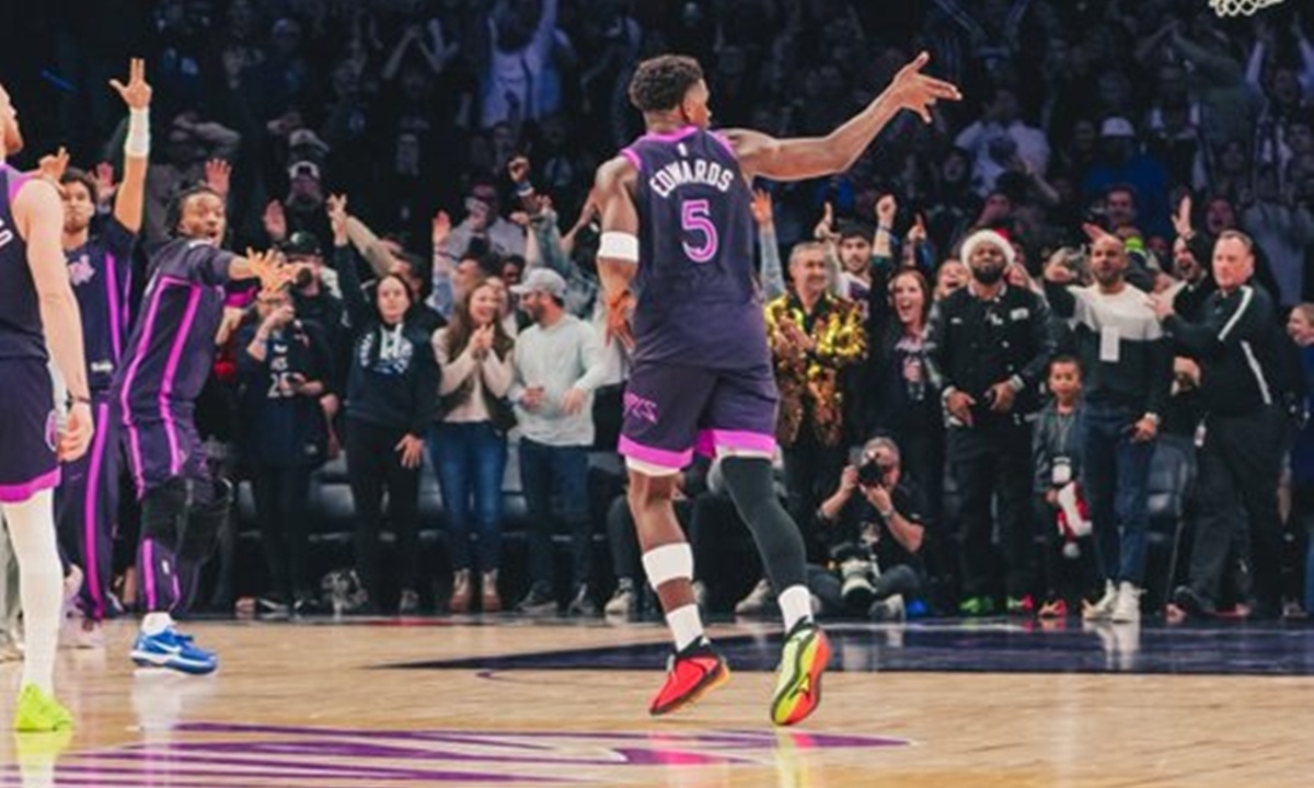 FOTO: Reprodução/X/Timberwolves Diário do Grande ABC - Notícias e informações do Grande ABC: Santo André, São Bernardo, São Caetano, Diadema, Mauá, Ribeirão Pires e Rio Grande da Serra