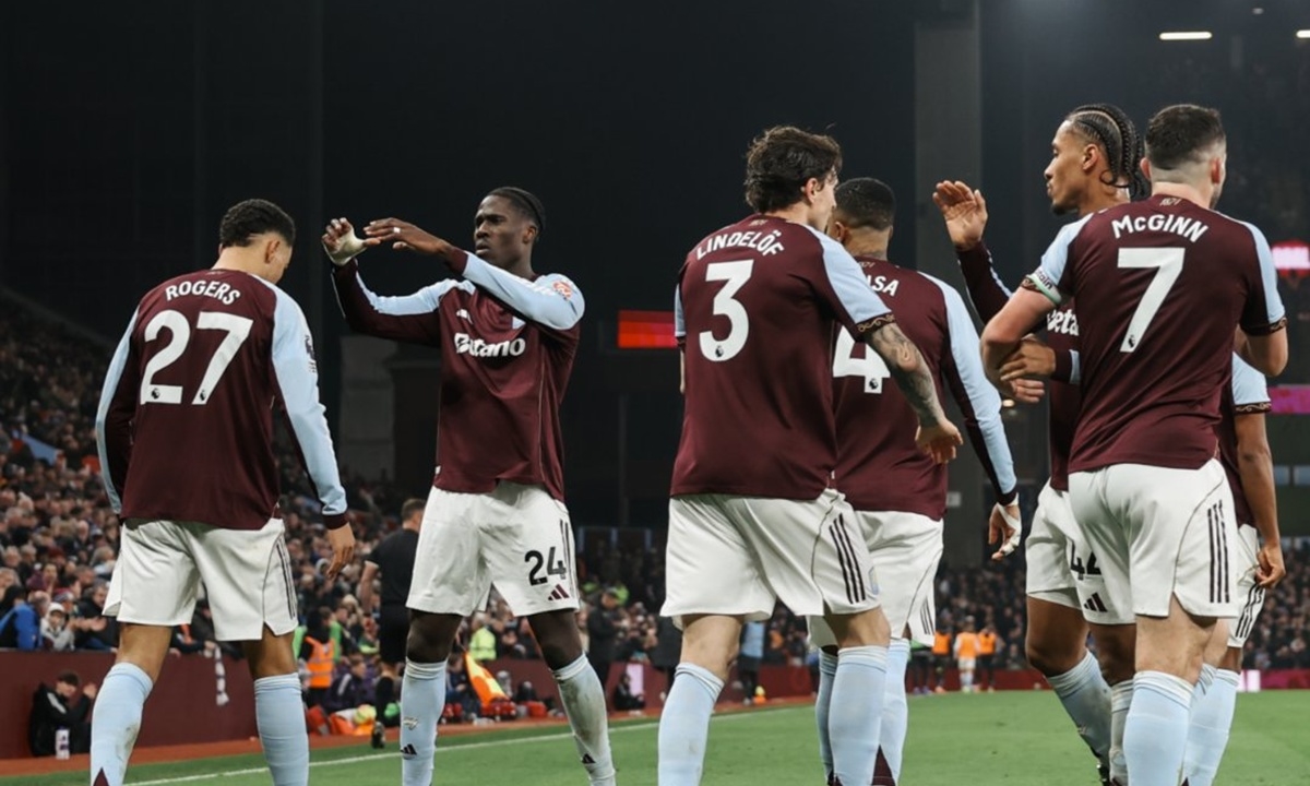 FOTO: Reprodução/X/Aston Villa Diário do Grande ABC - Notícias e informações do Grande ABC: Santo André, São Bernardo, São Caetano, Diadema, Mauá, Ribeirão Pires e Rio Grande da Serra
