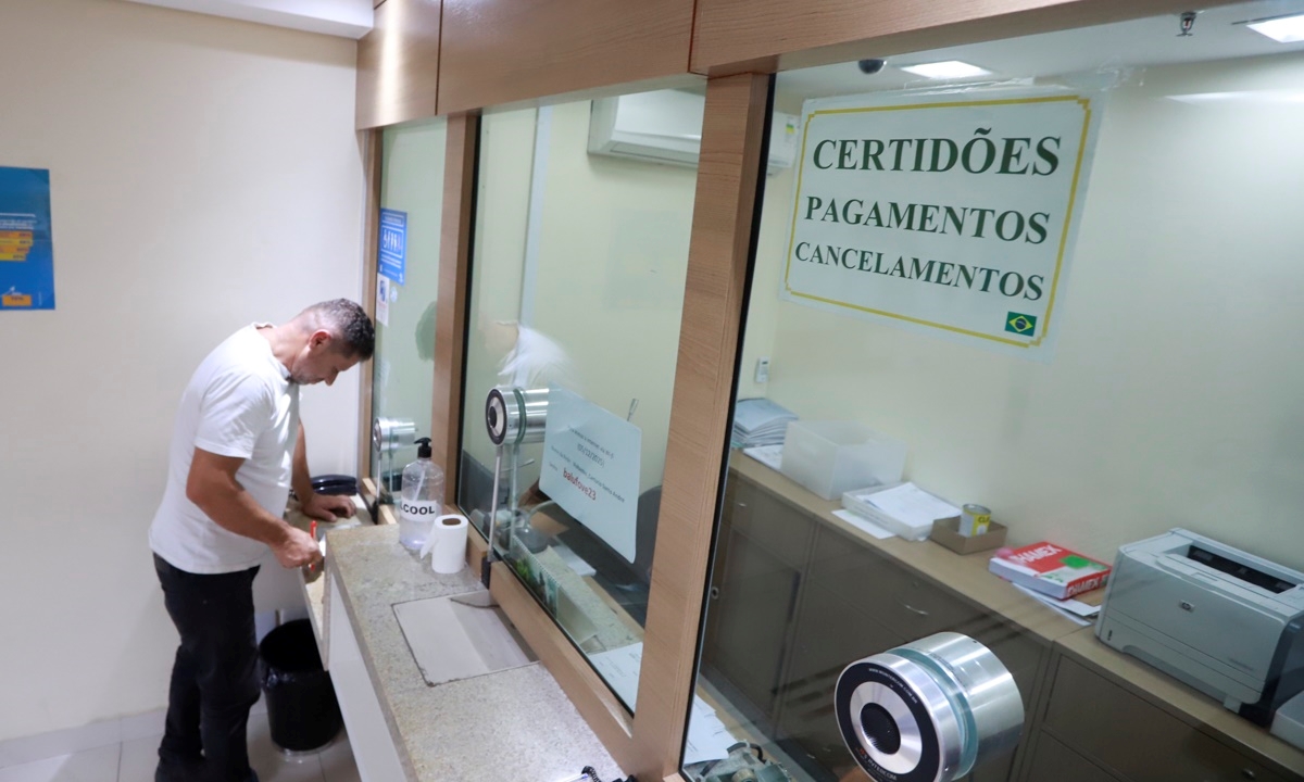 Cartório na Rua Dona Elisa Fláquer, em Santo André, é um dos que realizam protestos na região FOTO: Denis Maciel/DGABC Diário do Grande ABC - Notícias e informações do Grande ABC: Santo André, São Bernardo, São Caetano, Diadema, Mauá, Ribeirão Pires e Rio Grande da Serra