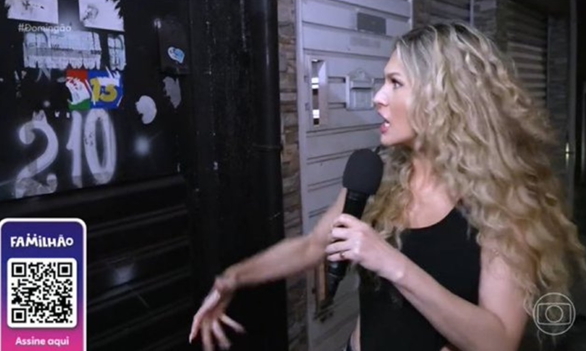 Lívia Andrade no Montanhão, em São Bernardo (FOTO: Reprodução/TV Globo) Diário do Grande ABC - Notícias e informações do Grande ABC: Santo André, São Bernardo, São Caetano, Diadema, Mauá, Ribeirão Pires e Rio Grande da Serra