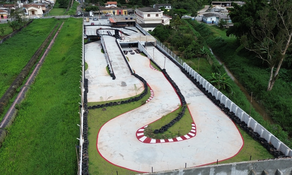 Novidade na Estância, kartódromo tem um traçado de cerca de meio quilômetro (FOTO: Gabriel Mazzo/PMETRP) Diário do Grande ABC - Notícias e informações do Grande ABC: Santo André, São Bernardo, São Caetano, Diadema, Mauá, Ribeirão Pires e Rio Grande da Serra
