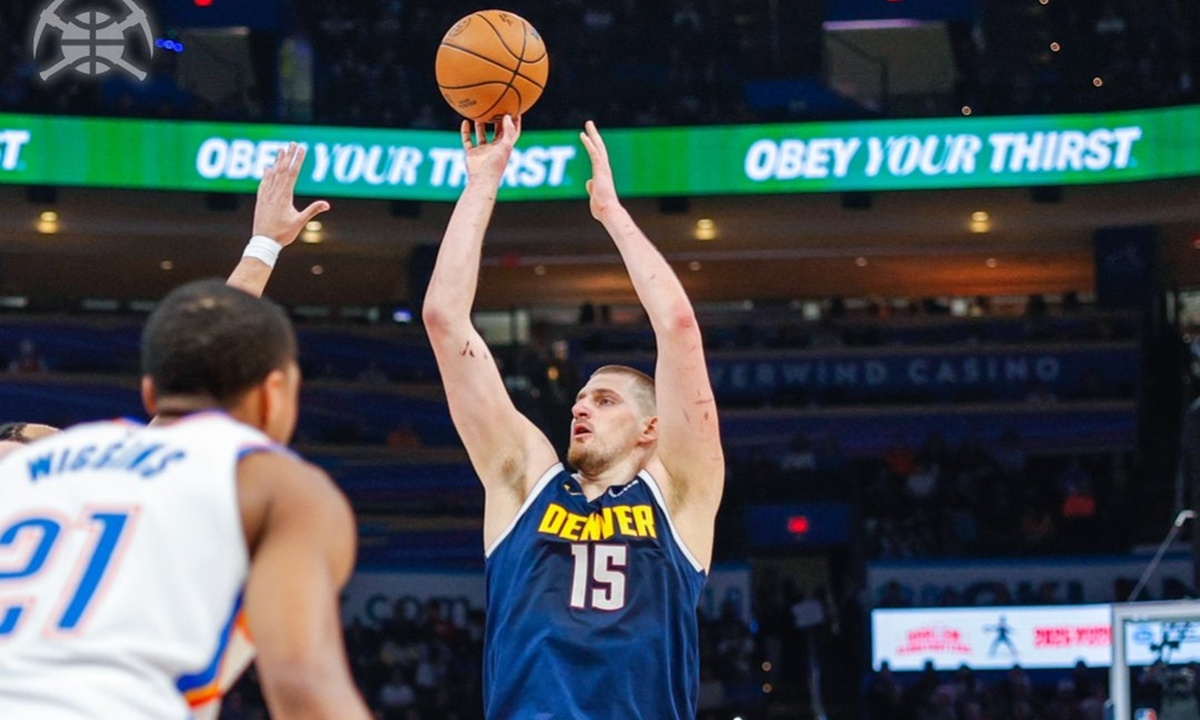 FOTO: Reprodução/X/Denver Nuggets Diário do Grande ABC - Notícias e informações do Grande ABC: Santo André, São Bernardo, São Caetano, Diadema, Mauá, Ribeirão Pires e Rio Grande da Serra