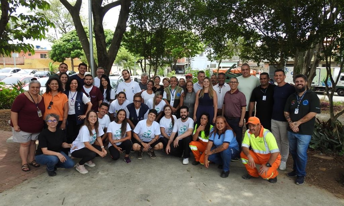 Grupo de reuniu nesta terça-feira (FOTO: Divulgação/Semasa) Diário do Grande ABC - Notícias e informações do Grande ABC: Santo André, São Bernardo, São Caetano, Diadema, Mauá, Ribeirão Pires e Rio Grande da Serra