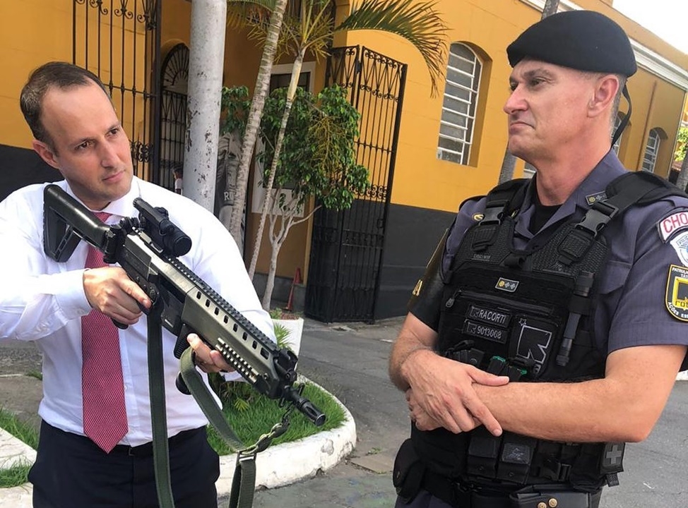 Reprodução/Facebook/Guilherme Derrite Diário do Grande ABC - Notícias e informações do Grande ABC: Santo André, São Bernardo, São Caetano, Diadema, Mauá, Ribeirão Pires e Rio Grande da Serra