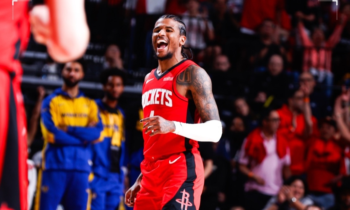 FOTO: Reprodução/X/Houston Rockets Diário do Grande ABC - Notícias e informações do Grande ABC: Santo André, São Bernardo, São Caetano, Diadema, Mauá, Ribeirão Pires e Rio Grande da Serra