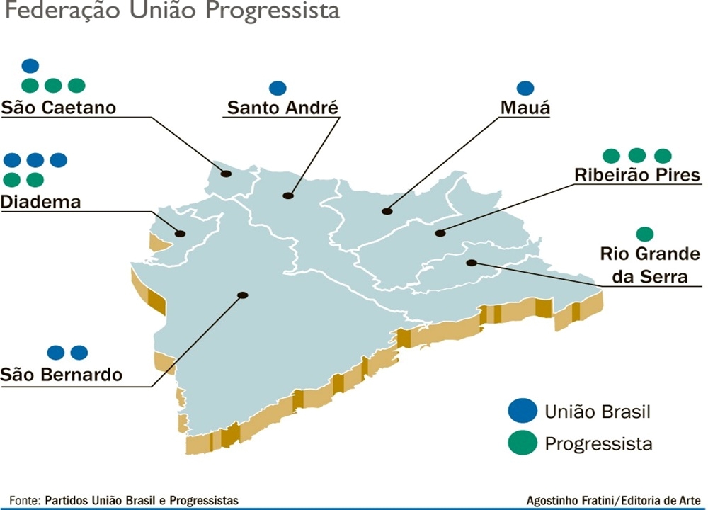 Agostinho Fratini/Editoria de arte Diário do Grande ABC - Notícias e informações do Grande ABC: Santo André, São Bernardo, São Caetano, Diadema, Mauá, Ribeirão Pires e Rio Grande da Serra