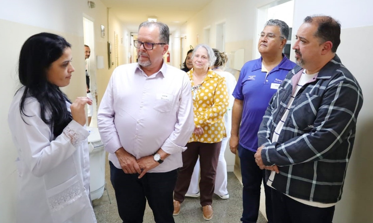Marcelo Oliveira visitou o Nardini acompanhado de representantes e governadores do Rotary (FOTO: Divulgação/PMM) Diário do Grande ABC - Notícias e informações do Grande ABC: Santo André, São Bernardo, São Caetano, Diadema, Mauá, Ribeirão Pires e Rio Grande da Serra