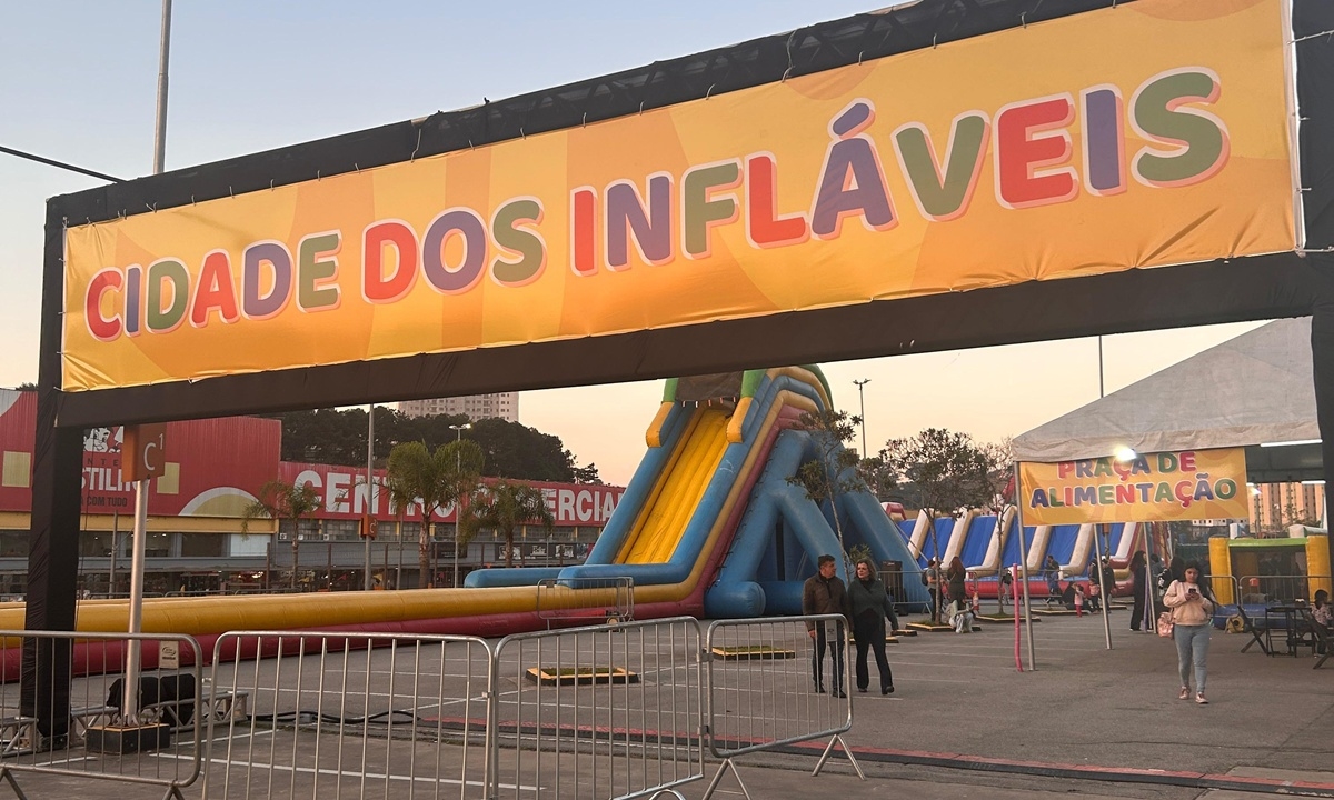 cidade,infléveis,brincadeiras, Diário do Grande ABC - Notícias e informações do Grande ABC: Santo André, São Bernardo, São Caetano, Diadema, Mauá, Ribeirão Pires e Rio Grande da Serra