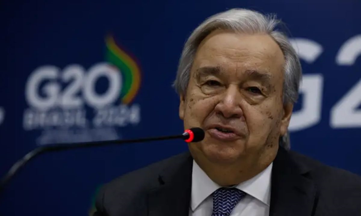 O secretário-geral da ONU, António Guterres (FOTO: Tânia Rêgo/Agência Brasil) Diário do Grande ABC - Notícias e informações do Grande ABC: Santo André, São Bernardo, São Caetano, Diadema, Mauá, Ribeirão Pires e Rio Grande da Serra