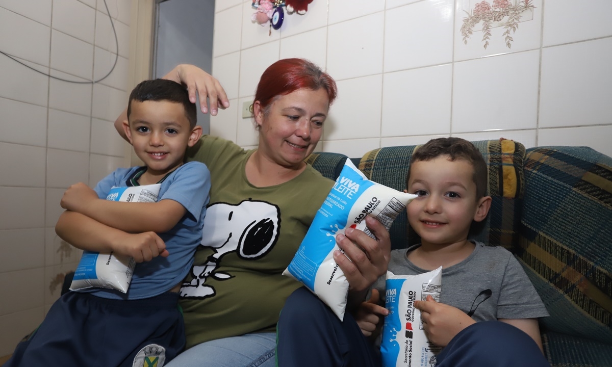 Família Fernandes, de Santo André, é beneficiada desde 2023 pelo programa FOTO: Denis Maciel/DGABC Diário do Grande ABC - Notícias e informações do Grande ABC: Santo André, São Bernardo, São Caetano, Diadema, Mauá, Ribeirão Pires e Rio Grande da Serra