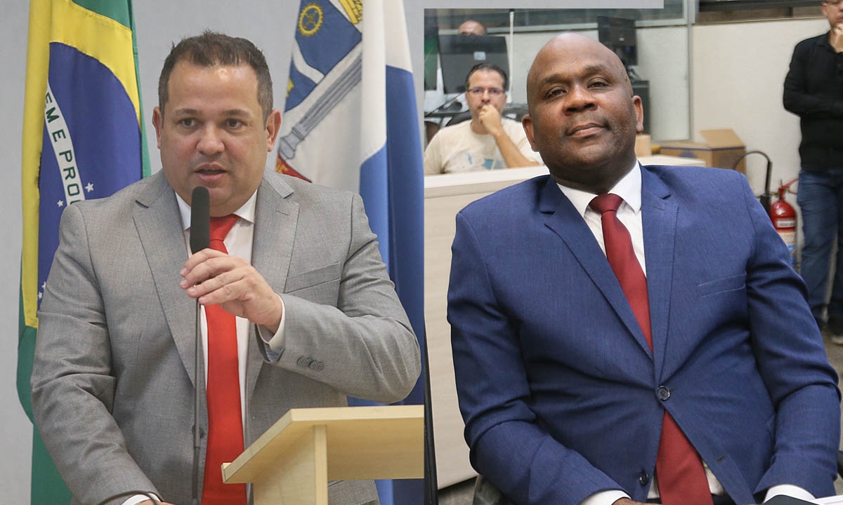 Juninho (esq.): ‘Legislação pode servir de modelo’. Ricardinho: ‘Vivemos em um País laico’ (FOTO: Celso Luiz 2/2/25) Diário do Grande ABC - Notícias e informações do Grande ABC: Santo André, São Bernardo, São Caetano, Diadema, Mauá, Ribeirão Pires e Rio Grande da Serra