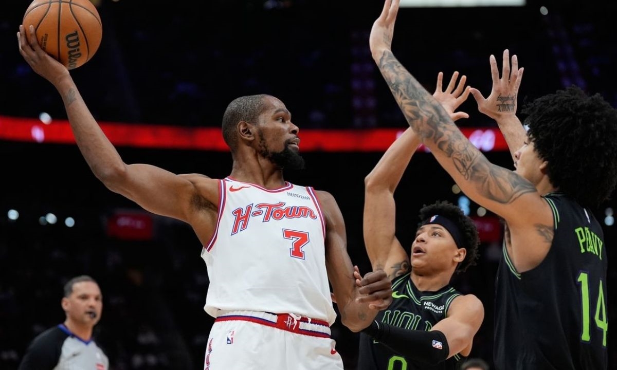 FOTO: Reprodução/X/Houston Rockets Diário do Grande ABC - Notícias e informações do Grande ABC: Santo André, São Bernardo, São Caetano, Diadema, Mauá, Ribeirão Pires e Rio Grande da Serra