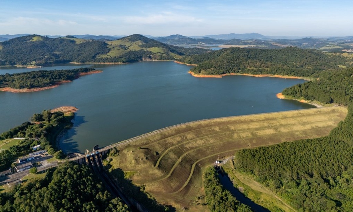 O Sistema Integrado Metropolitano (SIM), que chegou a cair para 27,7% de sua capacidade, subiu para 32,3% nesta quinta-feira (22) (FOTO: Divulgação/Sabesp) Diário do Grande ABC - Notícias e informações do Grande ABC: Santo André, São Bernardo, São Caetano, Diadema, Mauá, Ribeirão Pires e Rio Grande da Serra