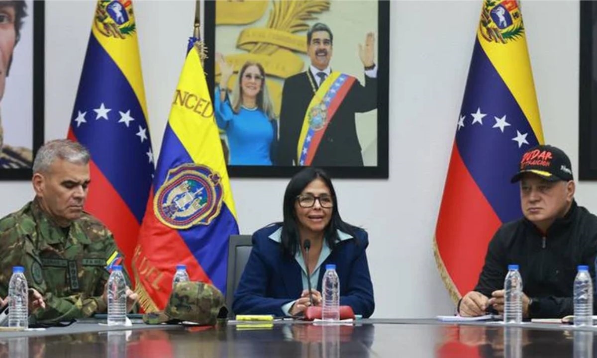 Vice-presidente da Venezuela, Delcy Rodriguez, assume (FOTO: Fotos Públicas/@Miraflores) Diário do Grande ABC - Notícias e informações do Grande ABC: Santo André, São Bernardo, São Caetano, Diadema, Mauá, Ribeirão Pires e Rio Grande da Serra