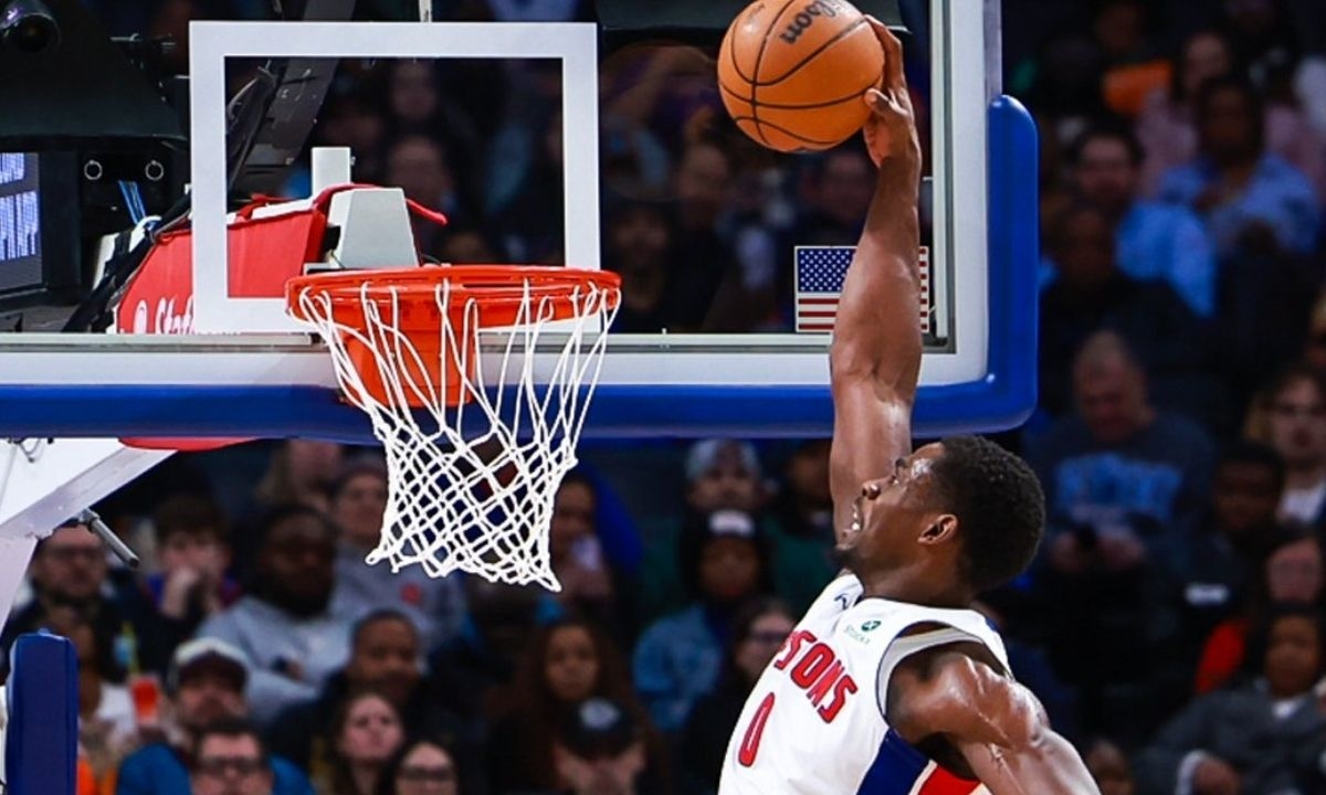 FOTO: Reprodução/X/@DetroitPistons Diário do Grande ABC - Notícias e informações do Grande ABC: Santo André, São Bernardo, São Caetano, Diadema, Mauá, Ribeirão Pires e Rio Grande da Serra