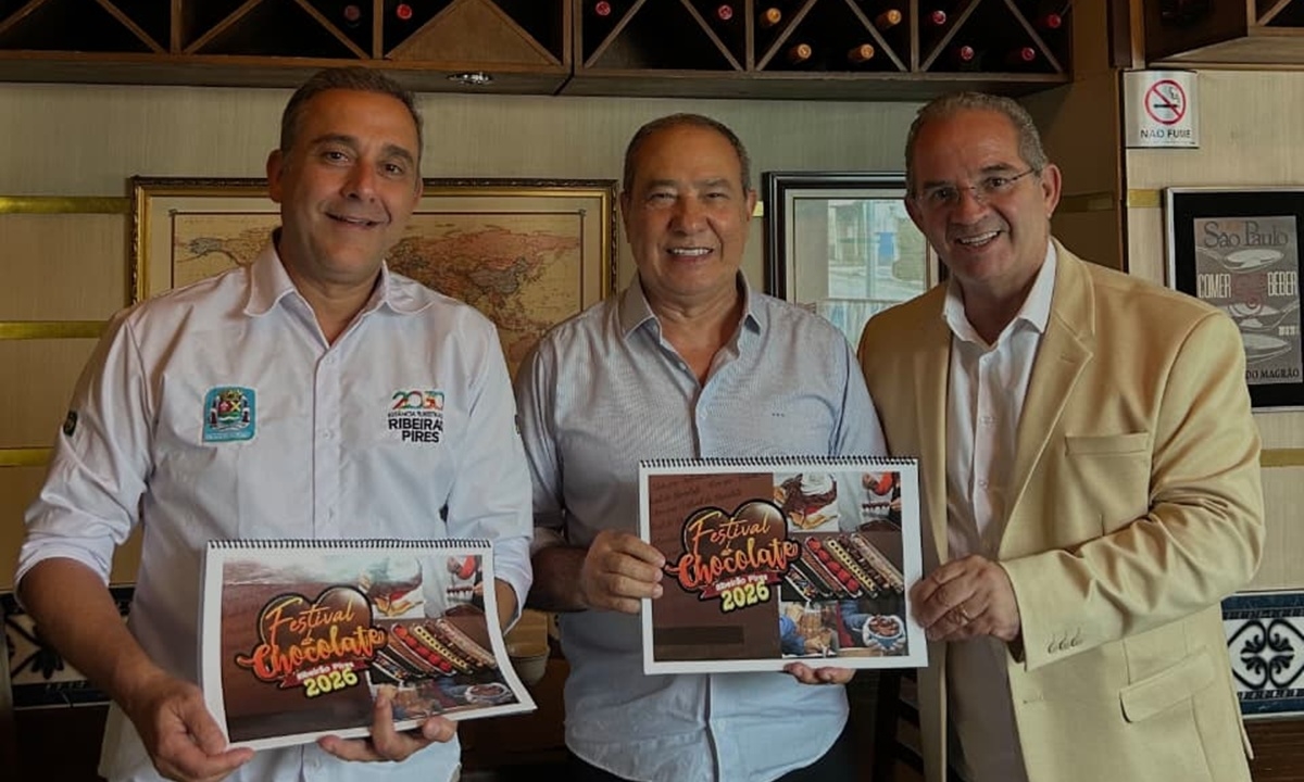 Guto Volpi, Osvaldo Nunes e Luiz Zacarias durante encontro em Ribeirão Pires (FOTO: Divulgação) Diário do Grande ABC - Notícias e informações do Grande ABC: Santo André, São Bernardo, São Caetano, Diadema, Mauá, Ribeirão Pires e Rio Grande da Serra