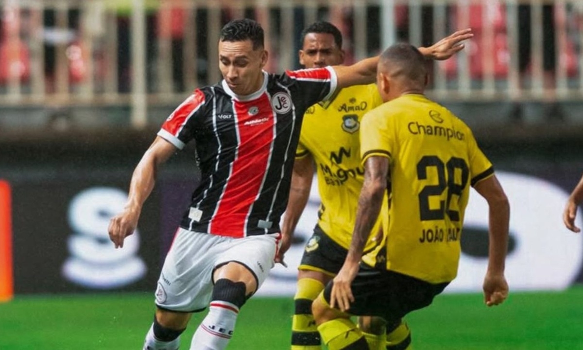 São Bernardo bateu o Joinville na fase anterior (FOTO: Luiz Vieira/JEC/ND) Diário do Grande ABC - Notícias e informações do Grande ABC: Santo André, São Bernardo, São Caetano, Diadema, Mauá, Ribeirão Pires e Rio Grande da Serra