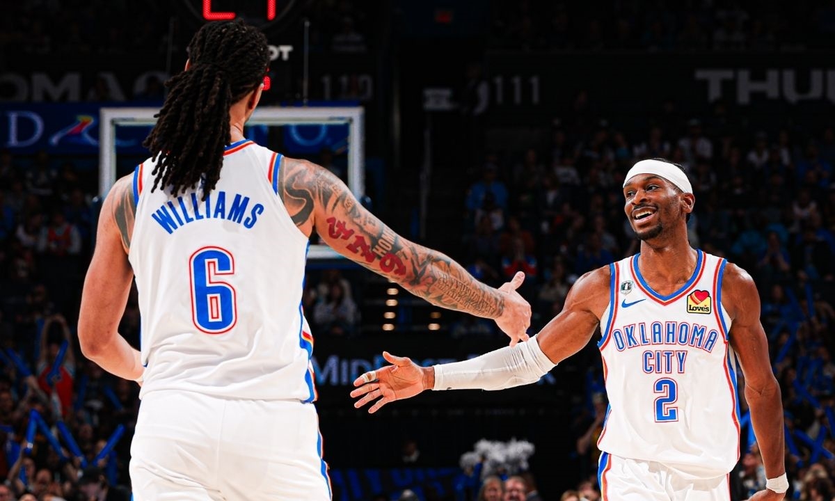 FOTO: Reprodução/X/@okcthunder Diário do Grande ABC - Notícias e informações do Grande ABC: Santo André, São Bernardo, São Caetano, Diadema, Mauá, Ribeirão Pires e Rio Grande da Serra