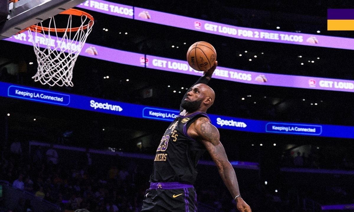 FOTO: Reprodução/X/@Lakers Diário do Grande ABC - Notícias e informações do Grande ABC: Santo André, São Bernardo, São Caetano, Diadema, Mauá, Ribeirão Pires e Rio Grande da Serra