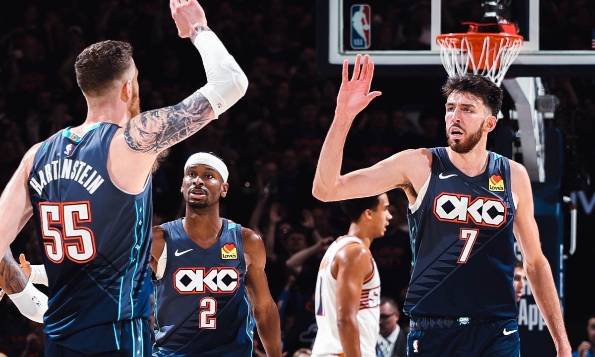 FOTO: Reprodução/X/@okcthunder Diário do Grande ABC - Notícias e informações do Grande ABC: Santo André, São Bernardo, São Caetano, Diadema, Mauá, Ribeirão Pires e Rio Grande da Serra