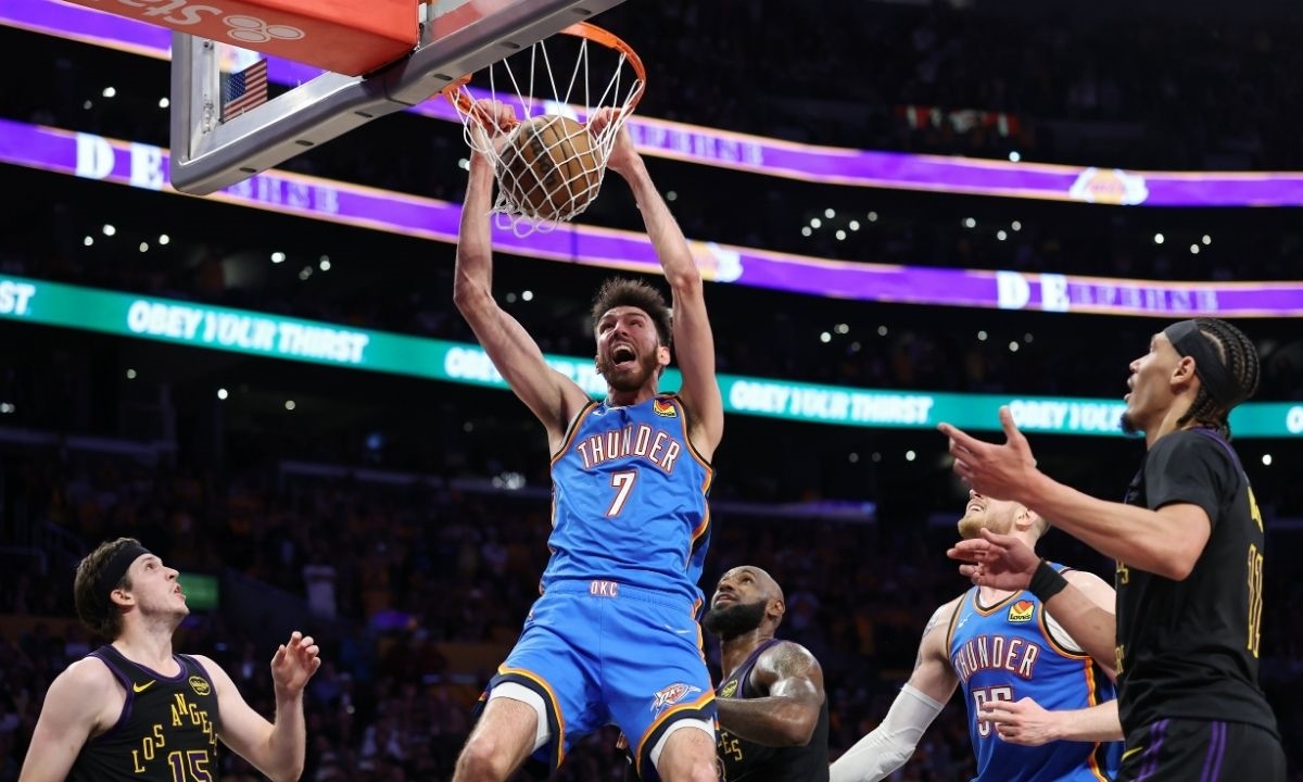 FOTO: Reprodução/X/Oklahoma City Thunder Diário do Grande ABC - Notícias e informações do Grande ABC: Santo André, São Bernardo, São Caetano, Diadema, Mauá, Ribeirão Pires e Rio Grande da Serra