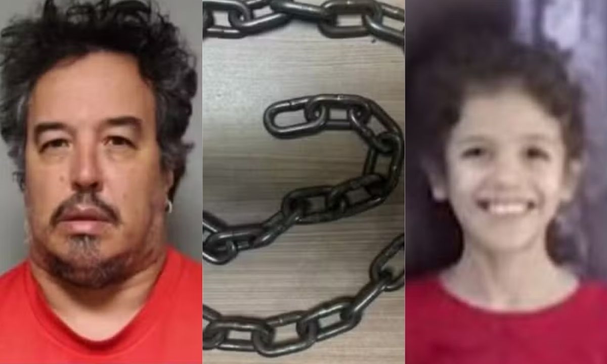 Chris Douglas, pai da criança, foi preso ainda no dia do crime e admitiu que acorrentava o filho (FOTO: Reprodução) Diário do Grande ABC - Notícias e informações do Grande ABC: Santo André, São Bernardo, São Caetano, Diadema, Mauá, Ribeirão Pires e Rio Grande da Serra