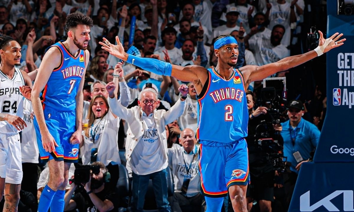 FOTO: Reprodução/X/Oklahoma City Thunder Diário do Grande ABC - Notícias e informações do Grande ABC: Santo André, São Bernardo, São Caetano, Diadema, Mauá, Ribeirão Pires e Rio Grande da Serra