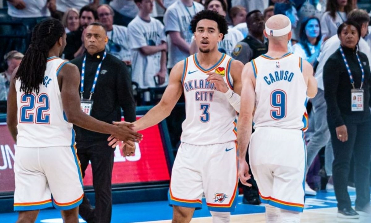 FOTO: Reprodução/X/Oklahoma City Thunder Diário do Grande ABC - Notícias e informações do Grande ABC: Santo André, São Bernardo, São Caetano, Diadema, Mauá, Ribeirão Pires e Rio Grande da Serra