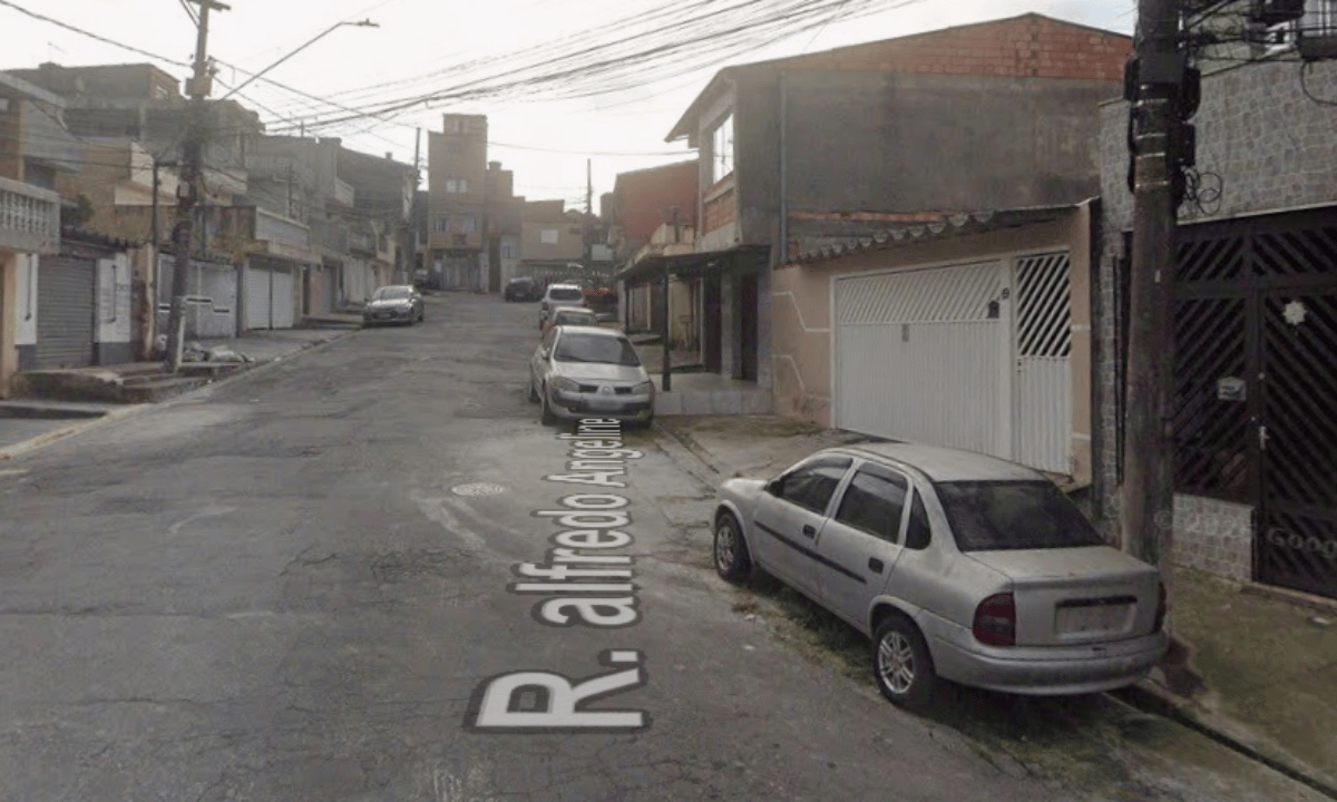 Imagem ilustrativa da Rua Alfredo Angeline, em Santo André | FOTO: Reprodução/Google Street View Diário do Grande ABC - Notícias e informações do Grande ABC: Santo André, São Bernardo, São Caetano, Diadema, Mauá, Ribeirão Pires e Rio Grande da Serra
