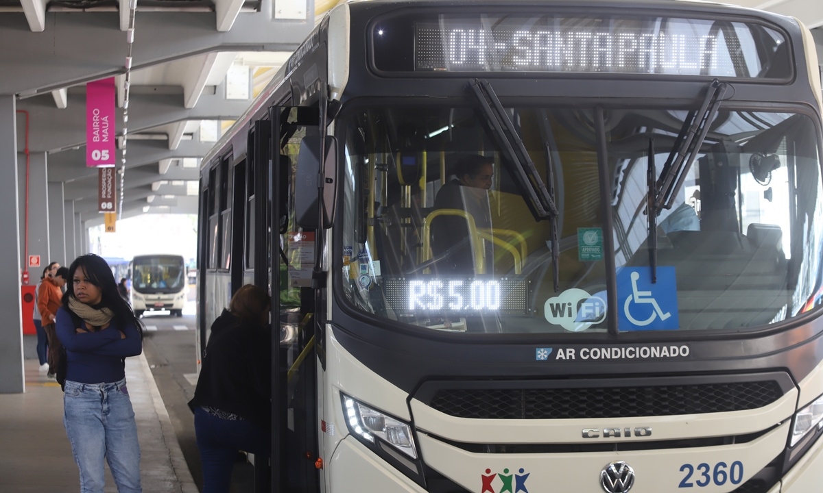 Letreiro eletrônico já mostra novo valor de R$ 5 FOTO: André Henriques/DGABC Diário do Grande ABC - Notícias e informações do Grande ABC: Santo André, São Bernardo, São Caetano, Diadema, Mauá, Ribeirão Pires e Rio Grande da Serra