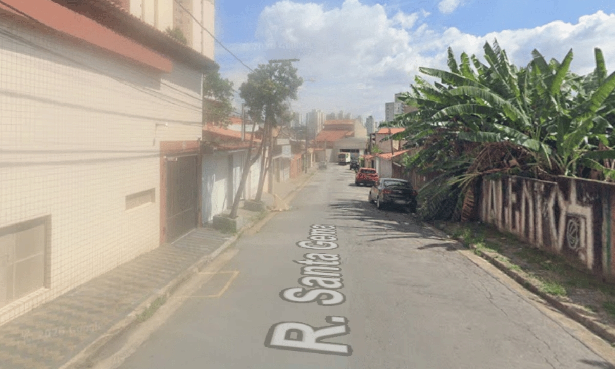Imagem ilustrativa mostra um trecho da Rua Santa Gema, em Santo André | FOTO: Reprodução/Google Street View Diário do Grande ABC - Notícias e informações do Grande ABC: Santo André, São Bernardo, São Caetano, Diadema, Mauá, Ribeirão Pires e Rio Grande da Serra